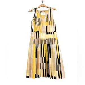 Maeve (Anthropologie) S silk cotton pleated dress- excellent condition